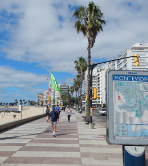 Strand in Montevideo, Uruguay
